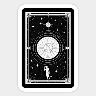 Tarot Card Astrology Occult Mystical Witchy Sticker